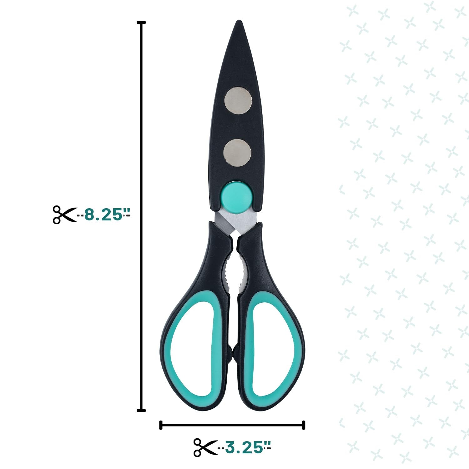 All Purpose Kitchen Shears with Protective Sheath, 8 Inch, Dishwasher Safe, ...