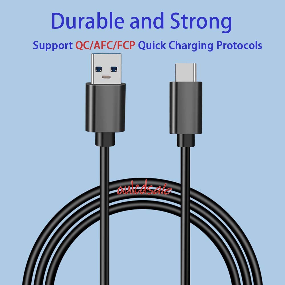 USB 3.2 USB-A to USB-C cable 10Gbps Data Transfer 3A 60W Fast Charging Cord 2.0m