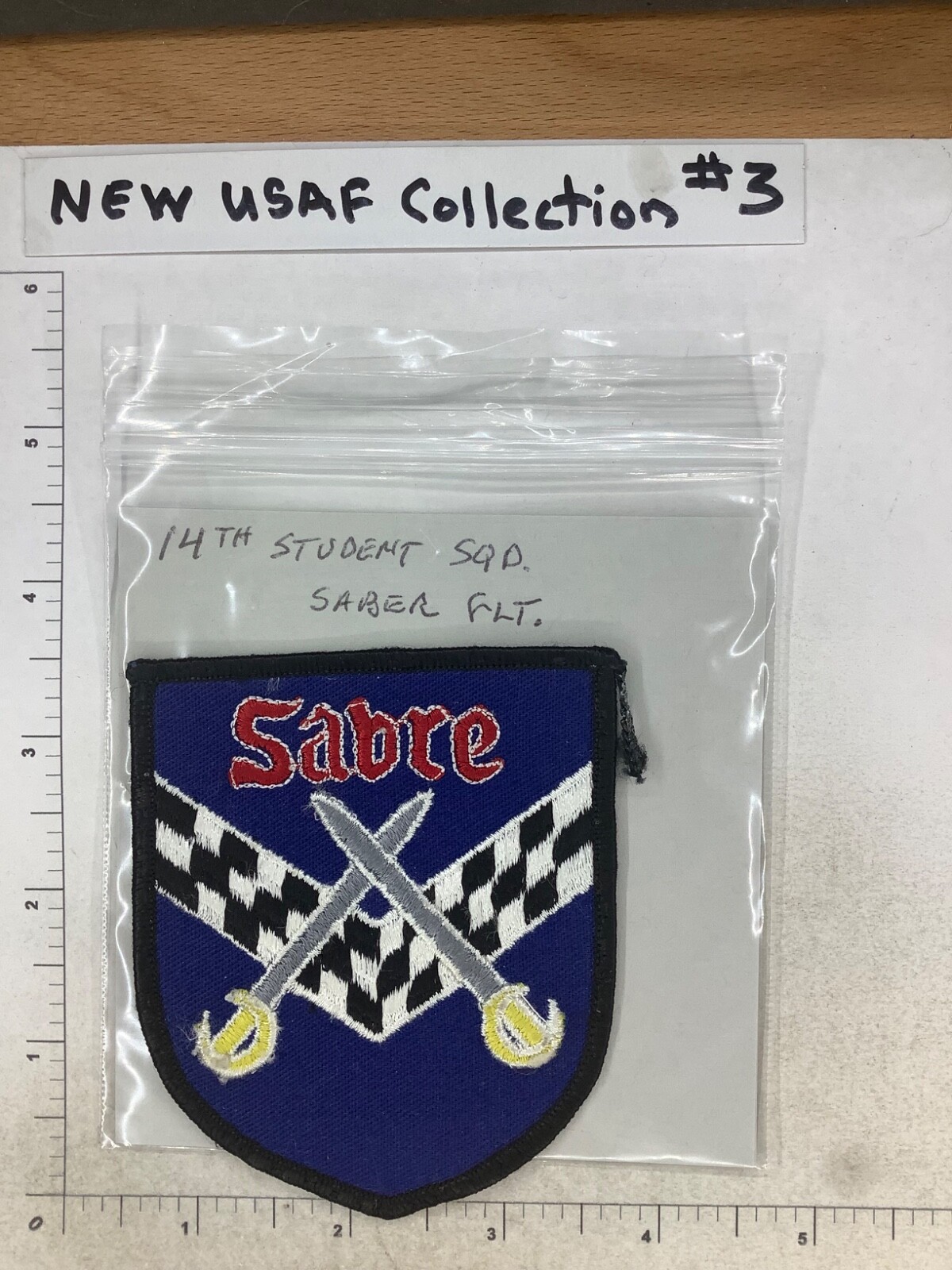 USAF 14th STUDENT SABRE FLIGHT SQUADRON PATCH