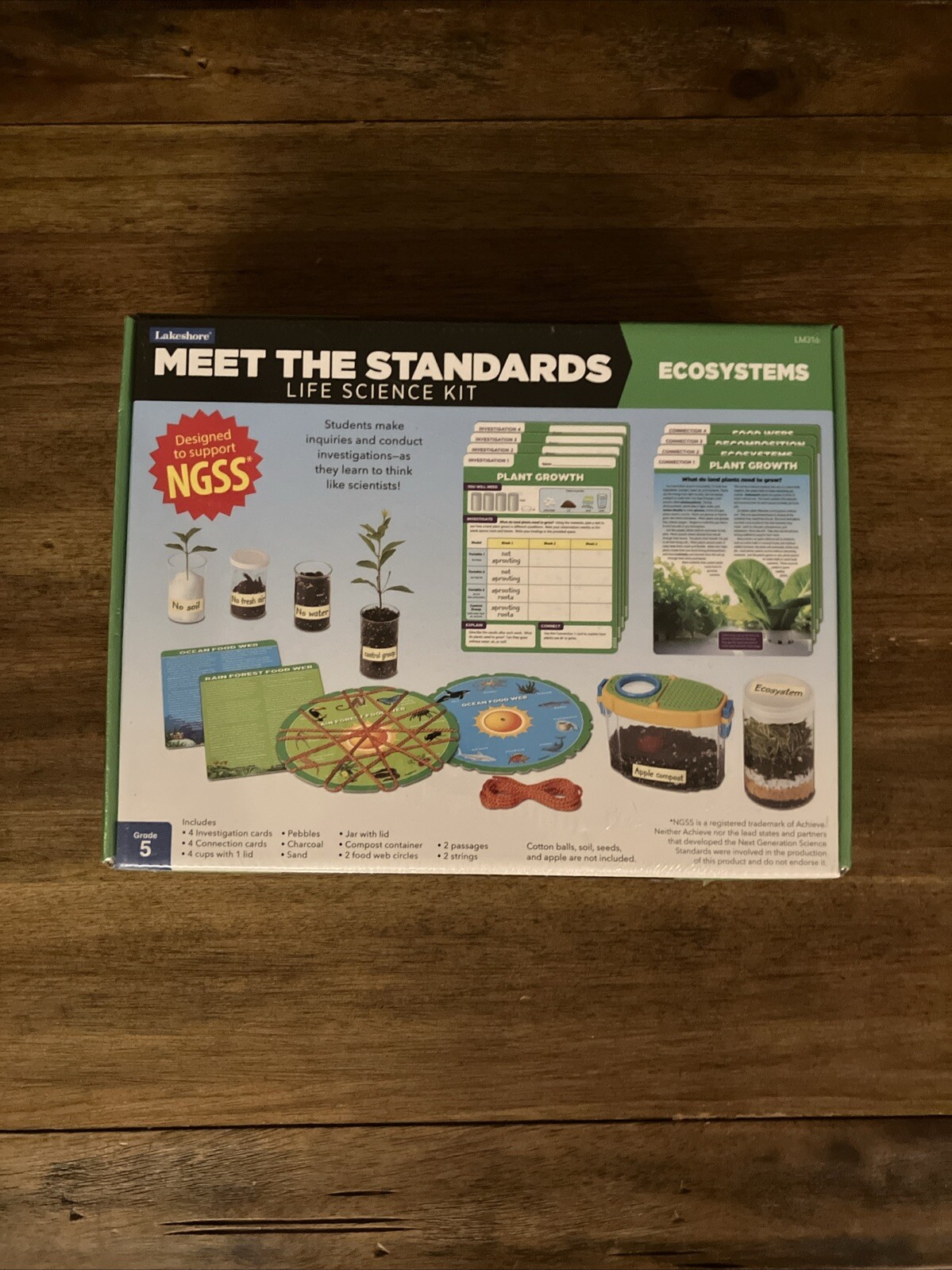 Lakeshore Meet The Standards - Habitats - 3rd Grade Life Science Kit NEW SEALED