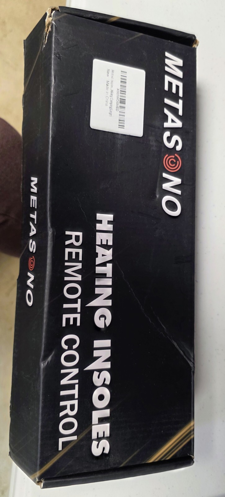 Metas@NO  Heating Insoles Adjustable Size Heat Ranges From 104-149 F⁰ New In Box