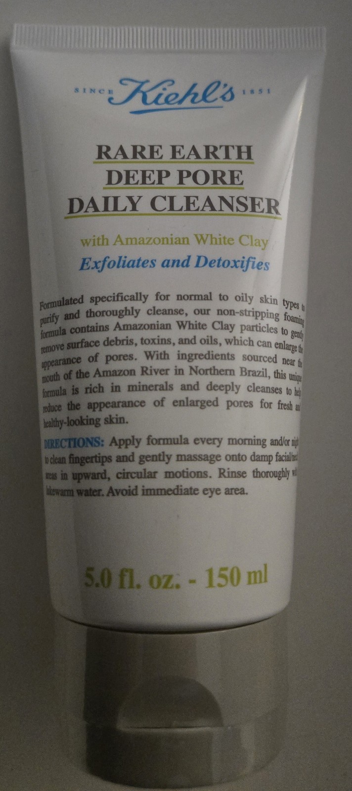 Kiehl's Since 1851 Rare Earth Deep Pore Daily Cleanser 5 oz New Sealed