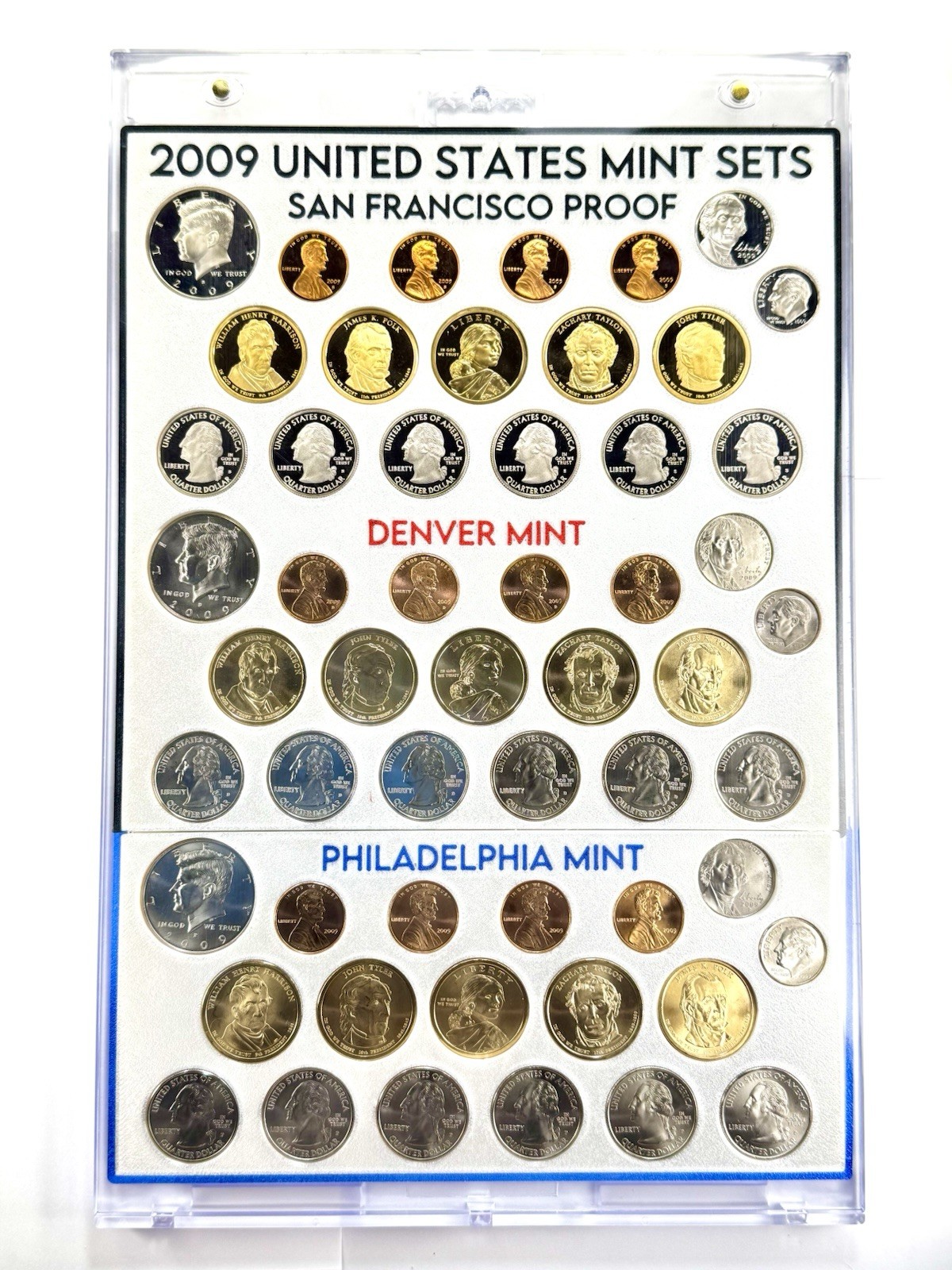 2009 Mint Sets & Proof Set 3x Sets Philadelphia, Denver & SF P D SLincoln cent