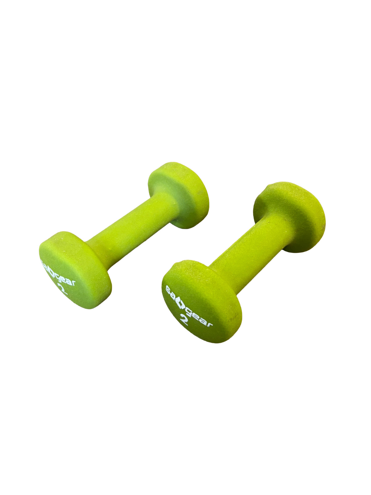 SaGear lightweight dumbbells used - (2lb - 3lb)