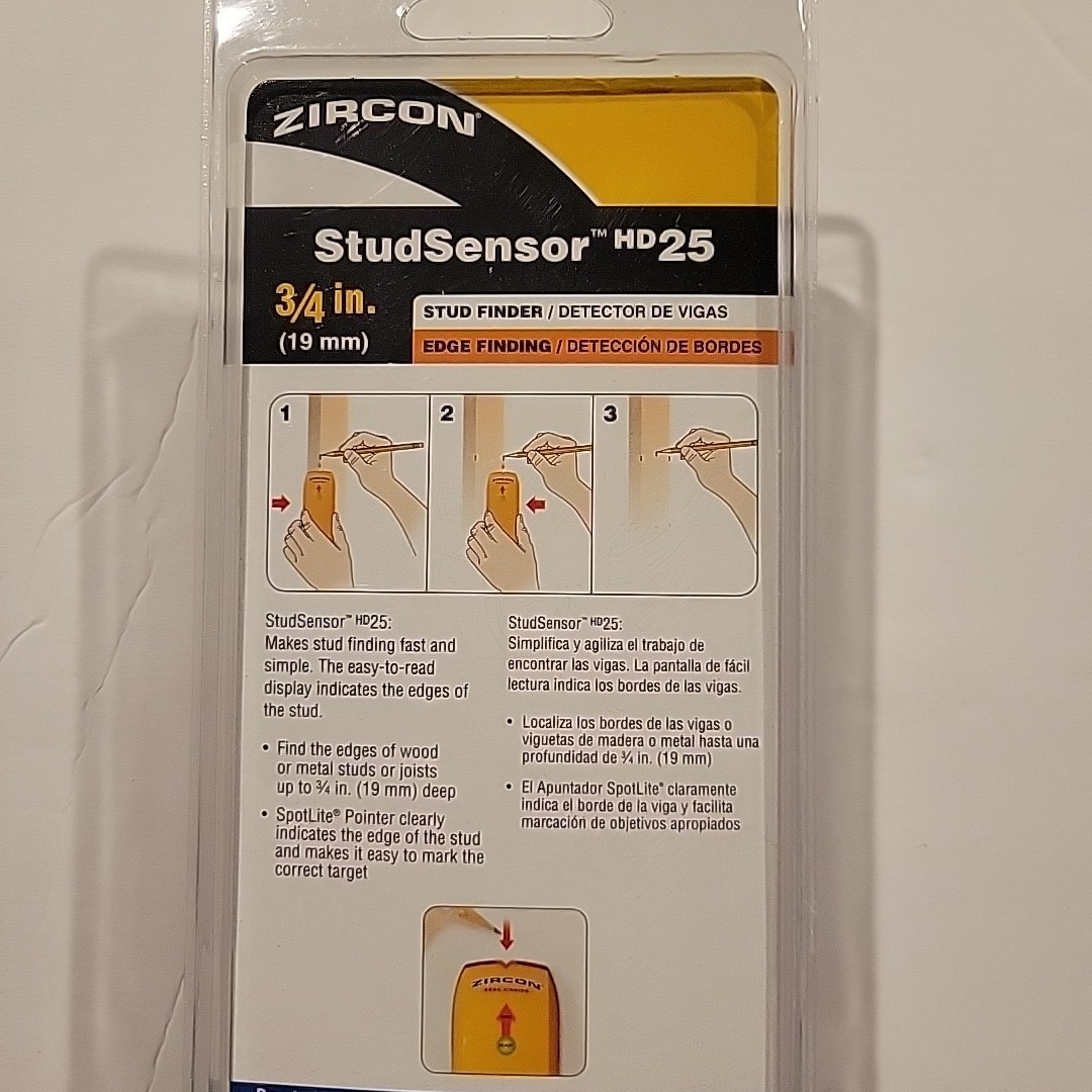 Zircon-StudSensor HD25 Stud Finder