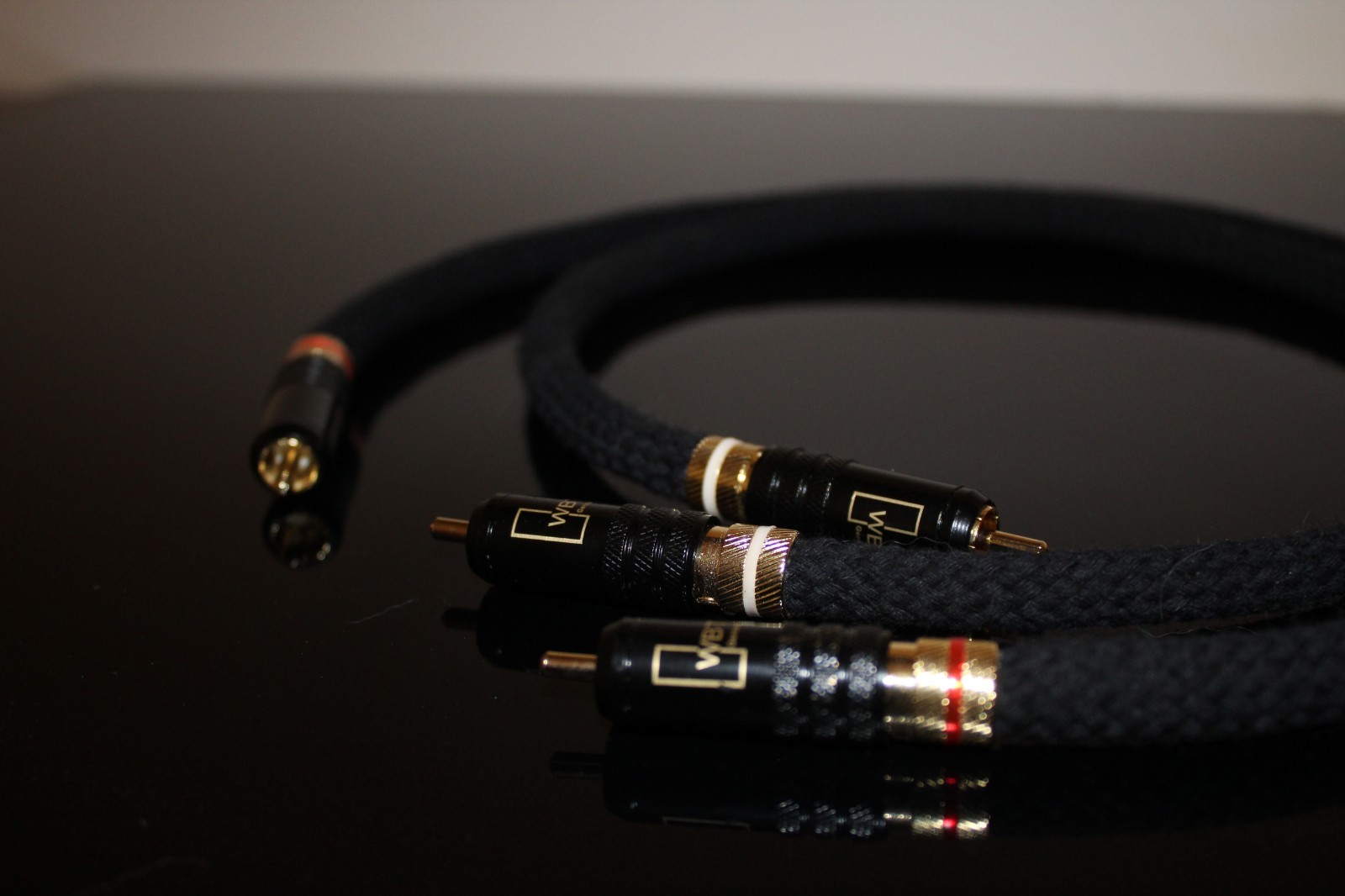 Rca cable Neotech up-occ 7N copper solid core -Wbt connectors