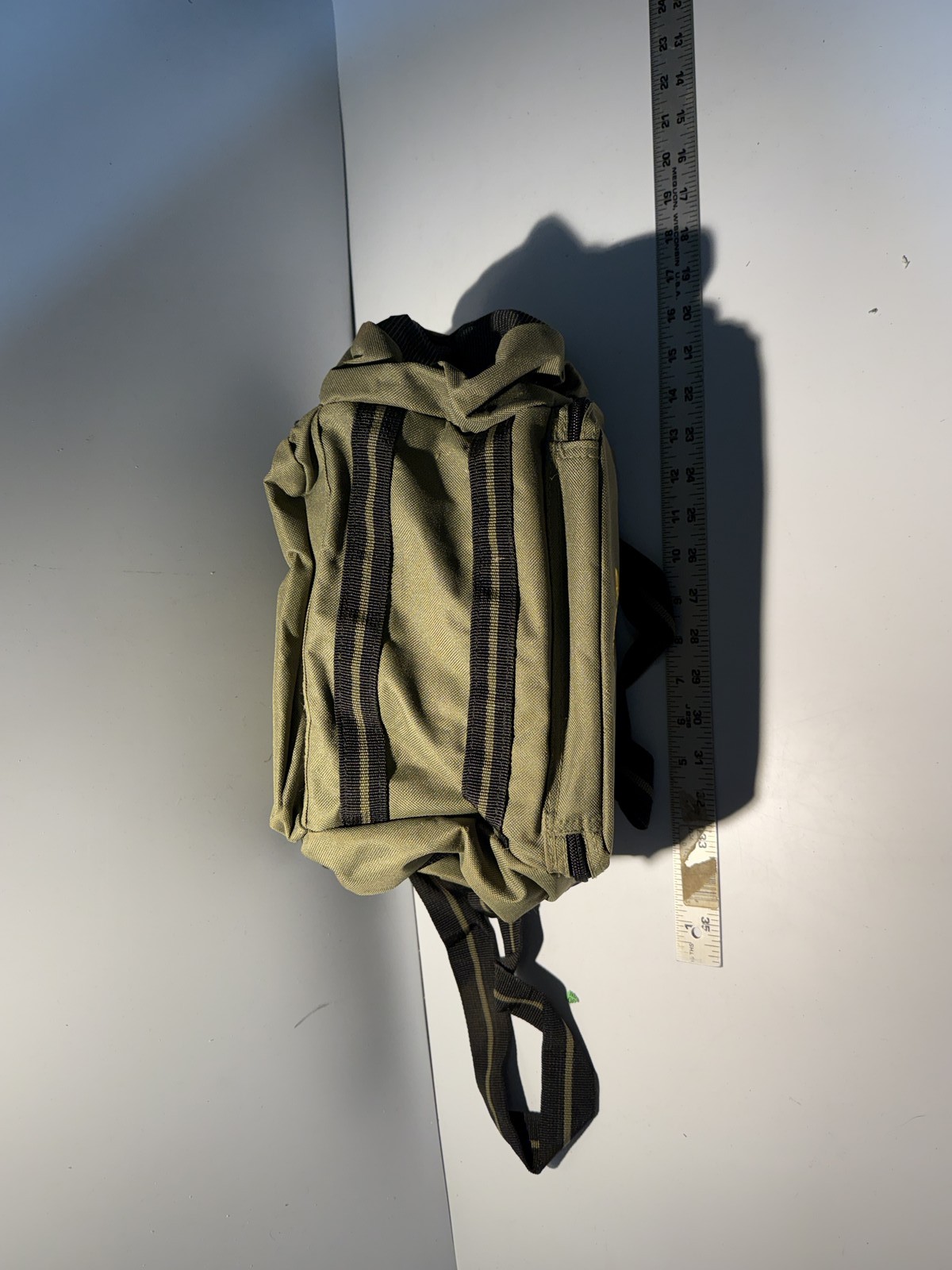 Cabela's Tan Fishing Tackle Bag Shoulder Strap Multiple Pockets