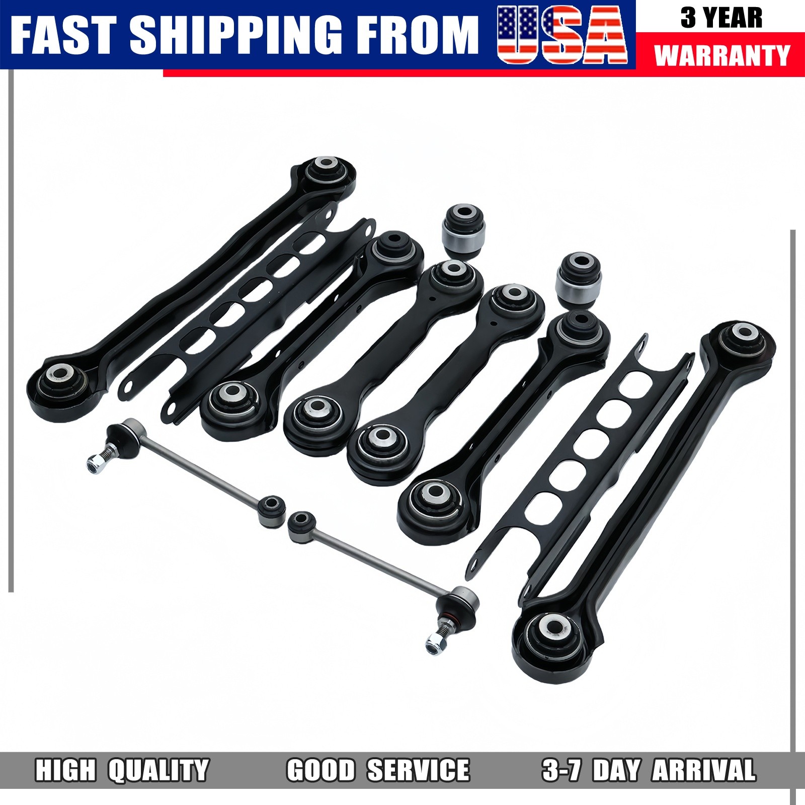 For BMW 1 3 Series E88 E89 E90 E91 E92 E93 Rear Upper Lower Control Arm Sway Bar
