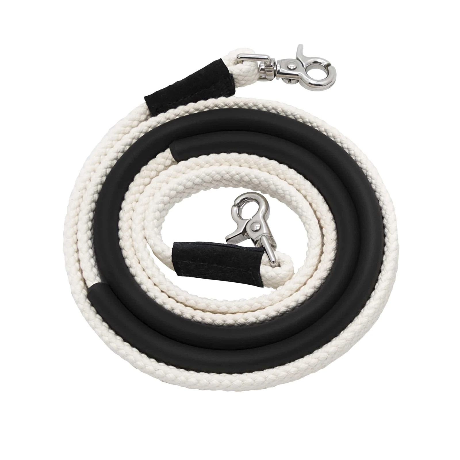 ThinLine Comfort Grip Western Barrel Reins - White