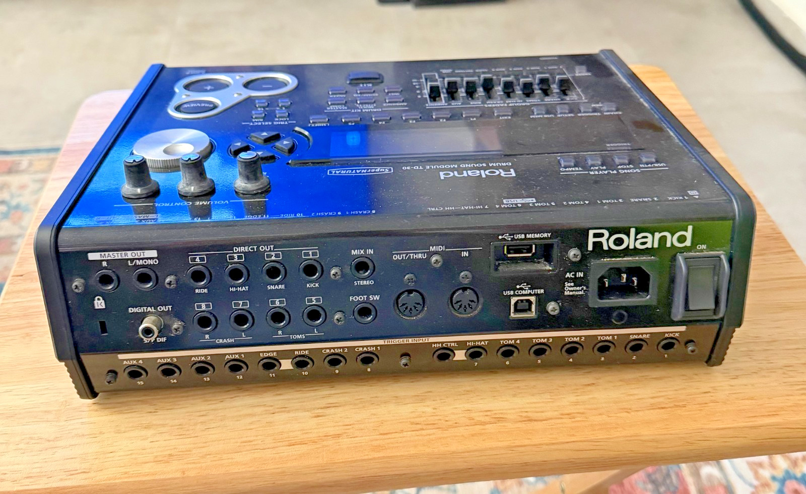 Roland TD-30 Electric Drum Brain Module V-Drum TD30