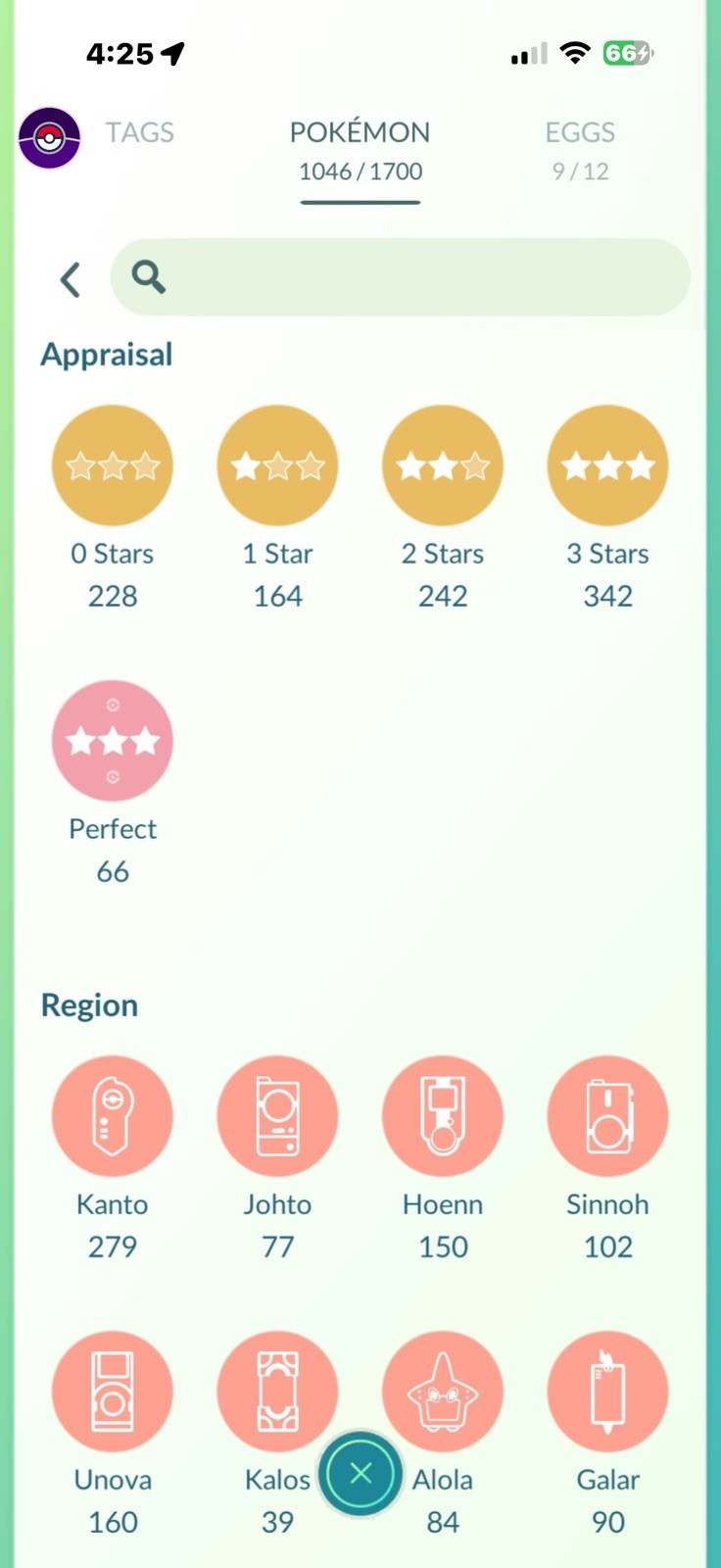 Pokémon GO Level 73 Game Account Legendary Shiny Pokémon Collection