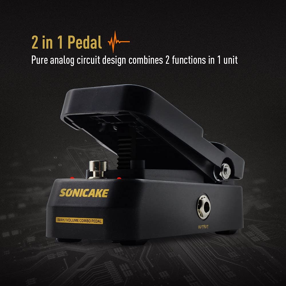 SONICAKE Volume & Wah Pedal Mini VolWah