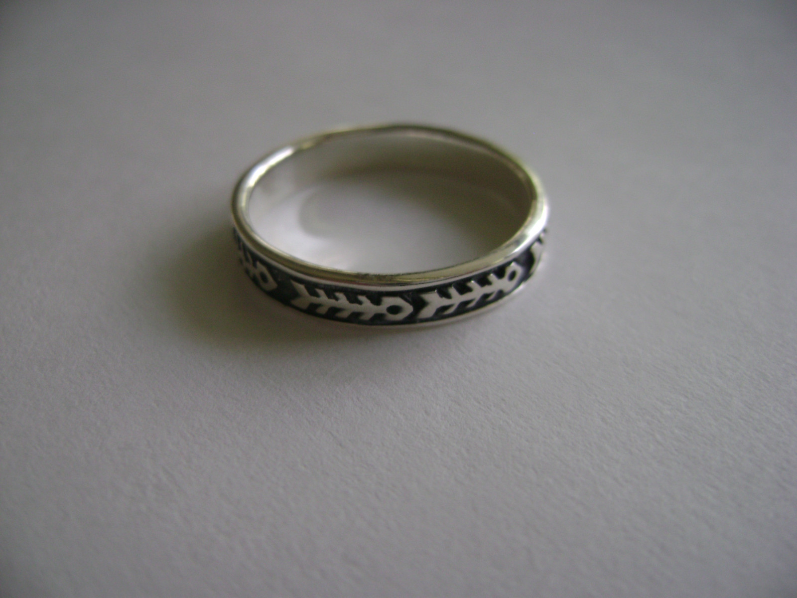 Sterling Silver Fishbone Band Ring New Fish Bone