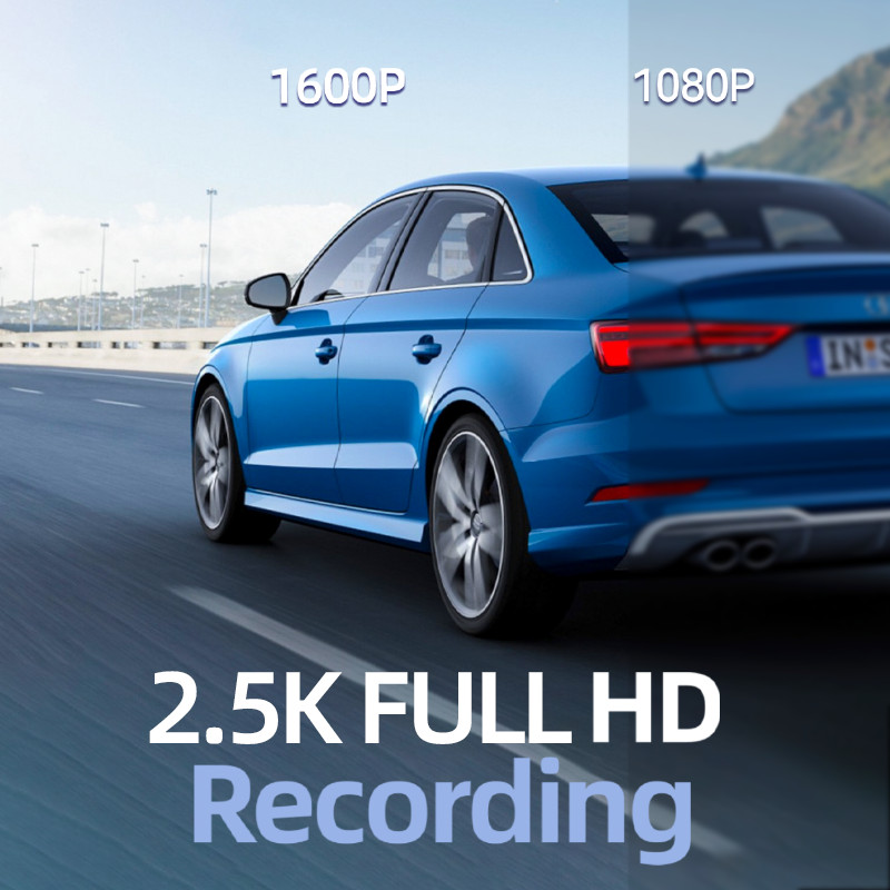 REDTIGER Full HD 2.5K Dash Cam WiFi 360 Smart Car Camera DVR Video G-Sensor