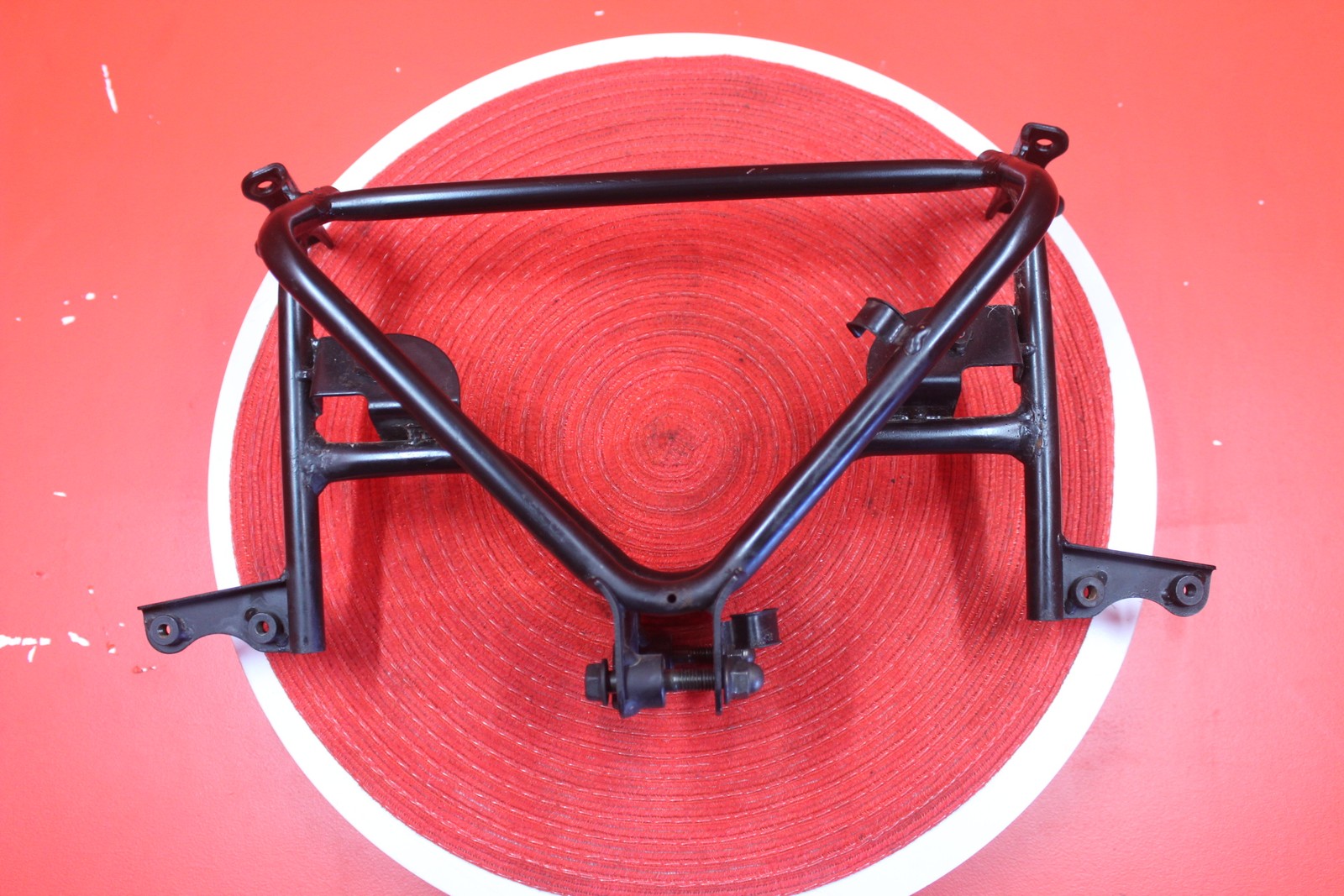1997 KAWASAKI NINJA ZX6R OEM UPPER FAIRING MIRROR GAUGES STAY BRACKET