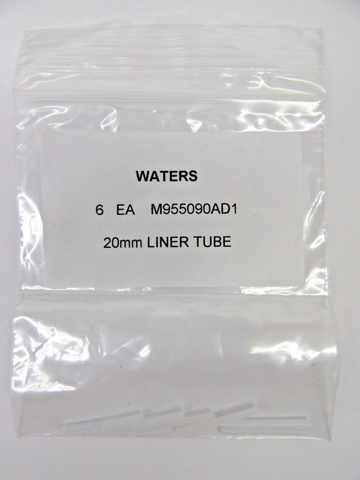 Waters M955090AD1 20mm Liner Tube Qty: 6