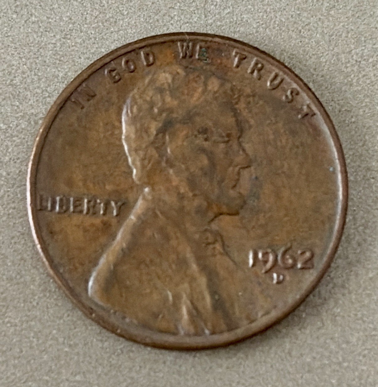 1962 D Penny