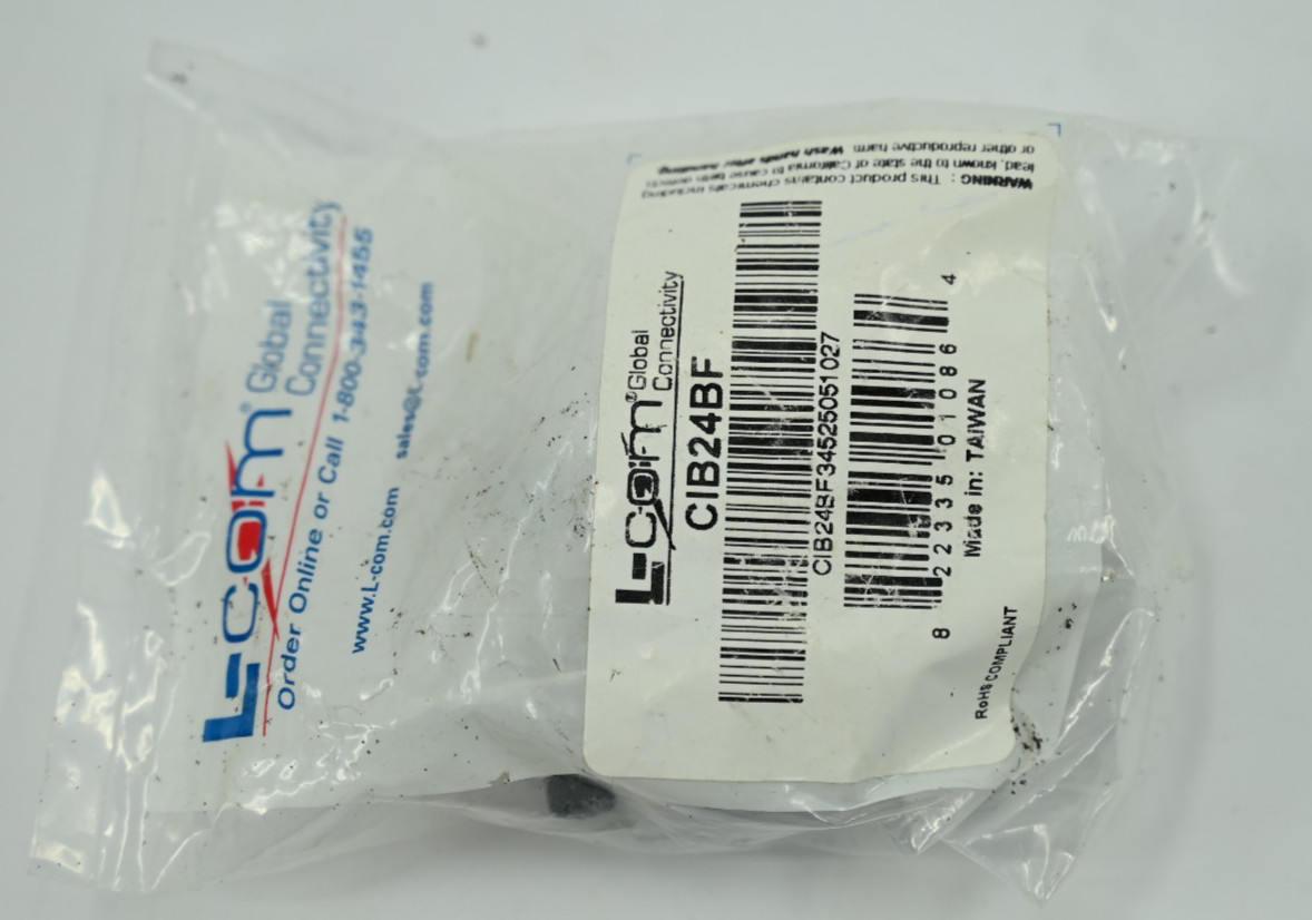 L-Com Model CIB24BF Connector NEW in Package