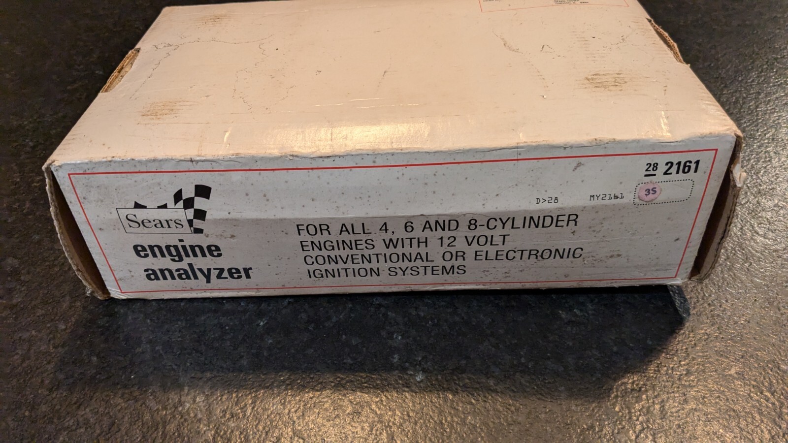 Sears Engine Analyzer Model 2161 (28-2161) 12 Volt Ignition 4~6~8 Cylinders