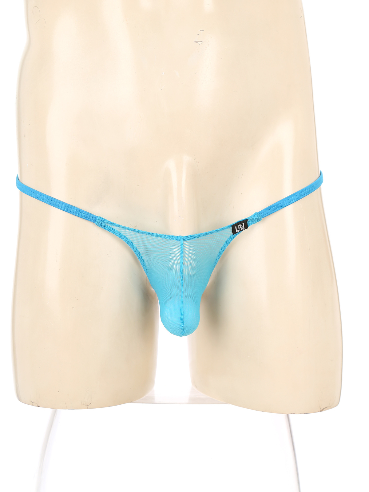 US Men Mesh See Through Bulge Pouch G-string Micro Bikini Bulge Underwear Briefs