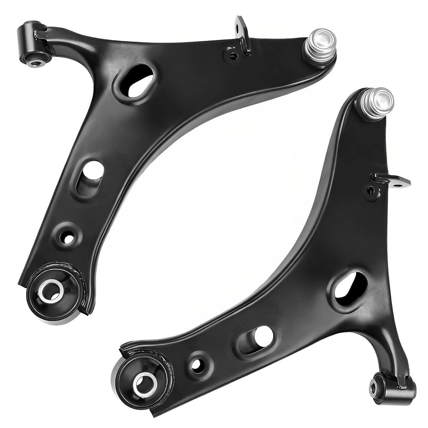 Front Lower Control Arms w/Ball Joints + Sway Bars for 2014-2018 Subaru Forester