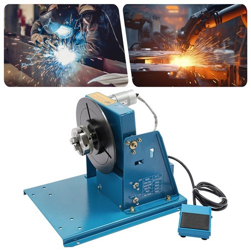 3 Jaw Rotary Welding Positioner Solder 2-58mm Positioner Bench Chuck Turntable