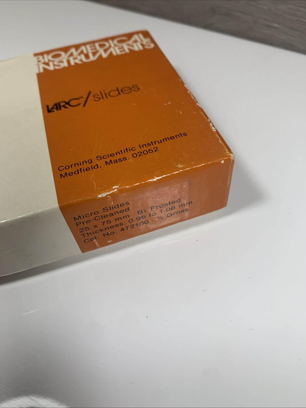 Corning Bi-Frosted 75mm x 25mm Plain Micro Slides (Lot of 60+) Unused