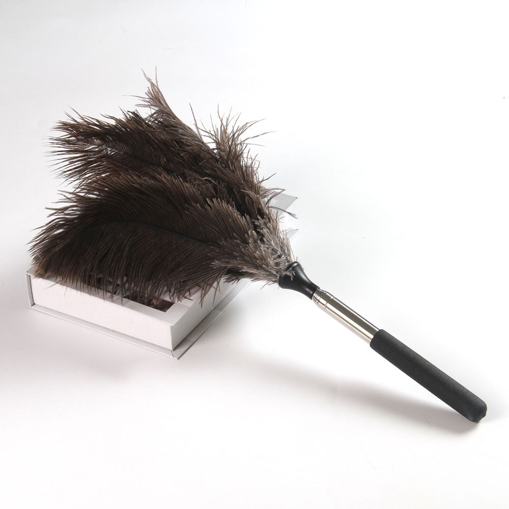 Extendable Ostrich Feather Duster Telescopic Pole Long Duster CW