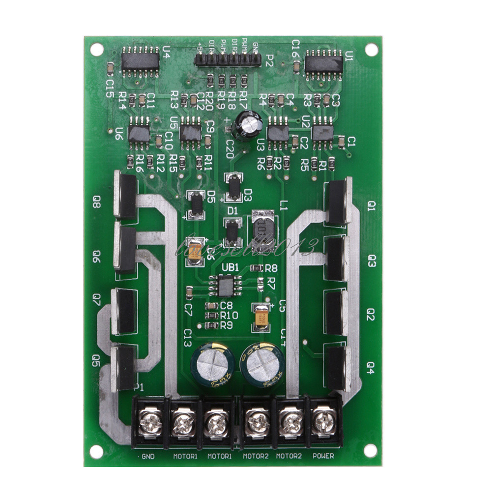 NEW 3 -36V 10A Dual Motor Driver Module Board H-bridge DC MOSFET IRF3205