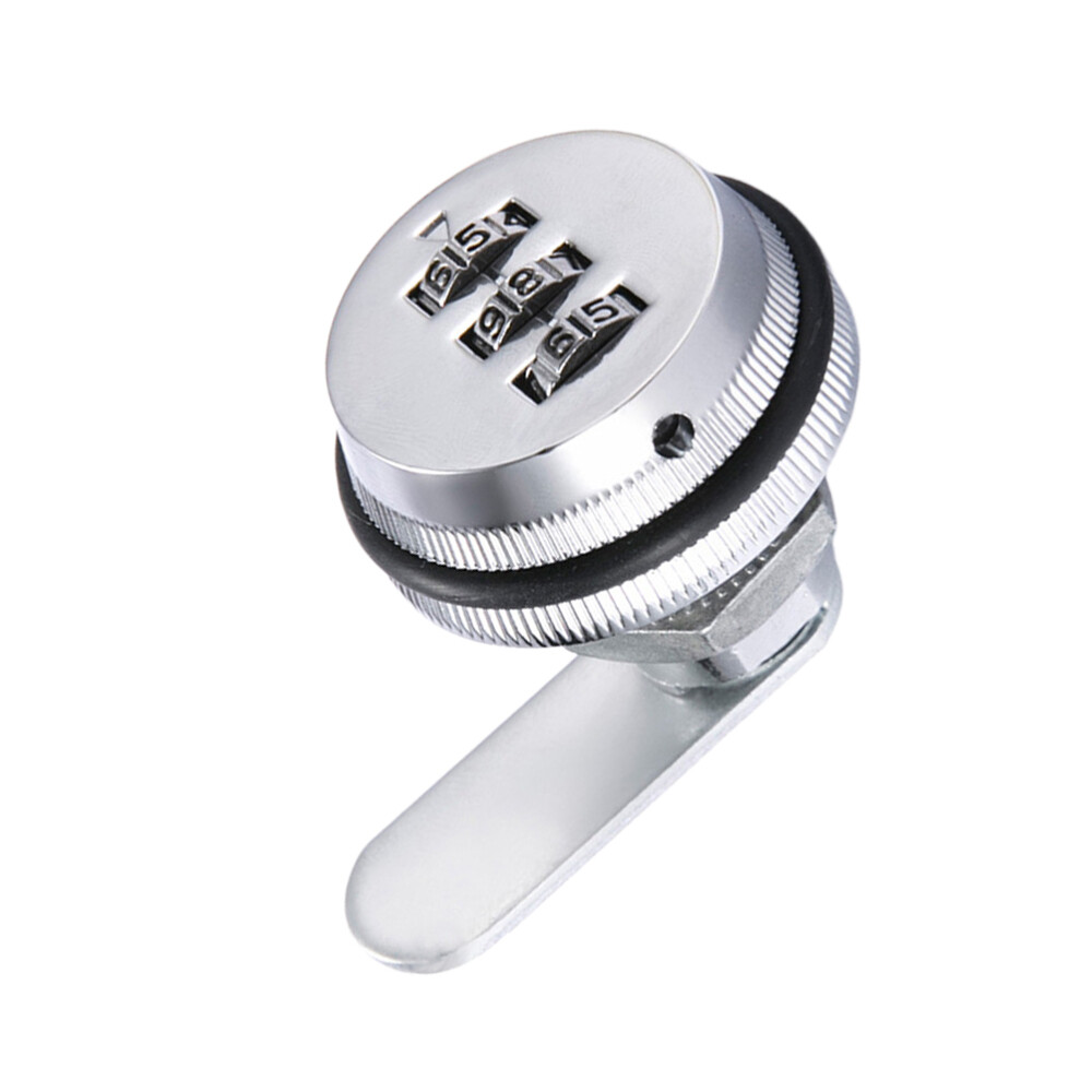 Combination Mailbox Lock 3-Dial Code Camlock Password Security for Drawer
