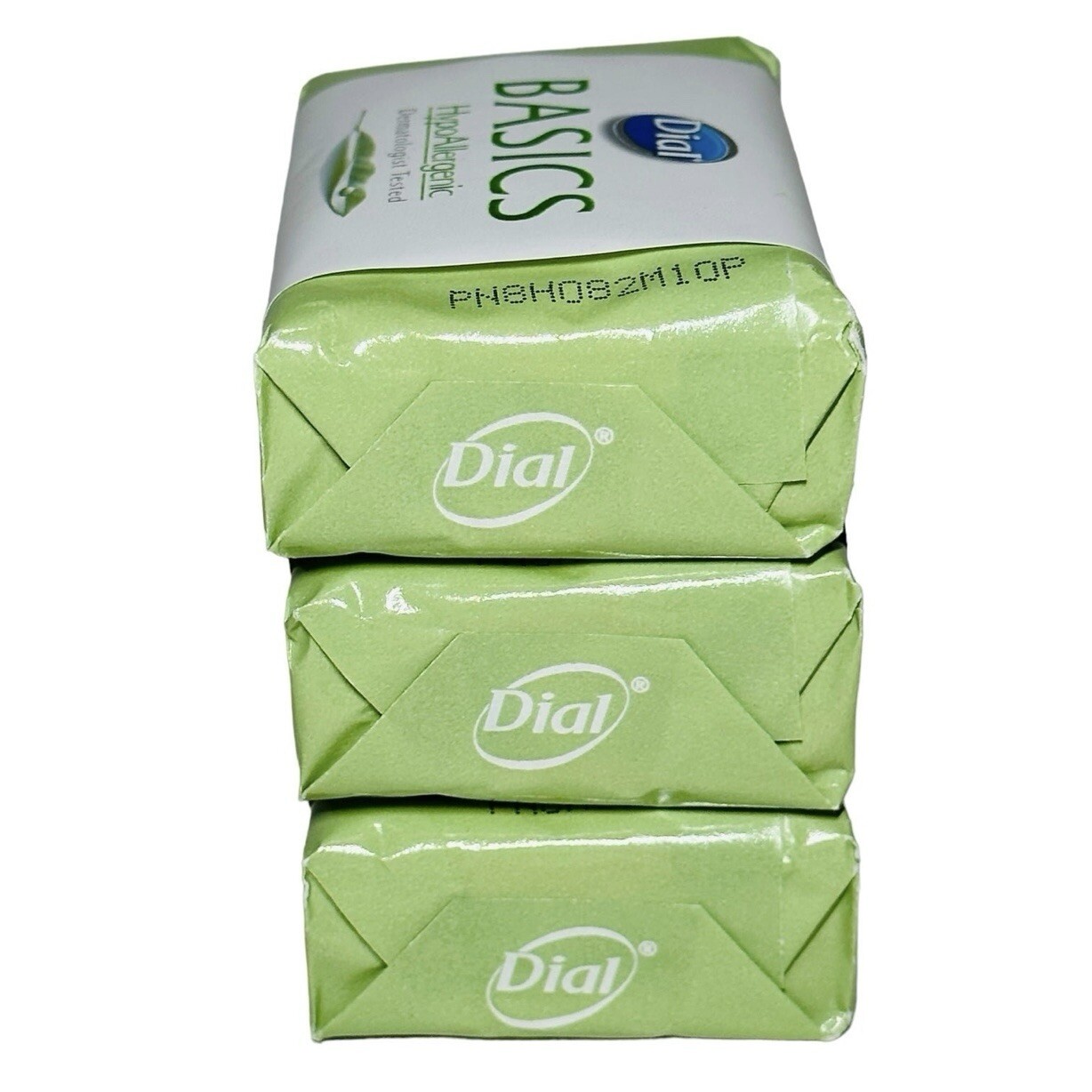 Dial Basics Hypoallergenic Bar Soap, 3.2 oz, 3 Pack, NEW