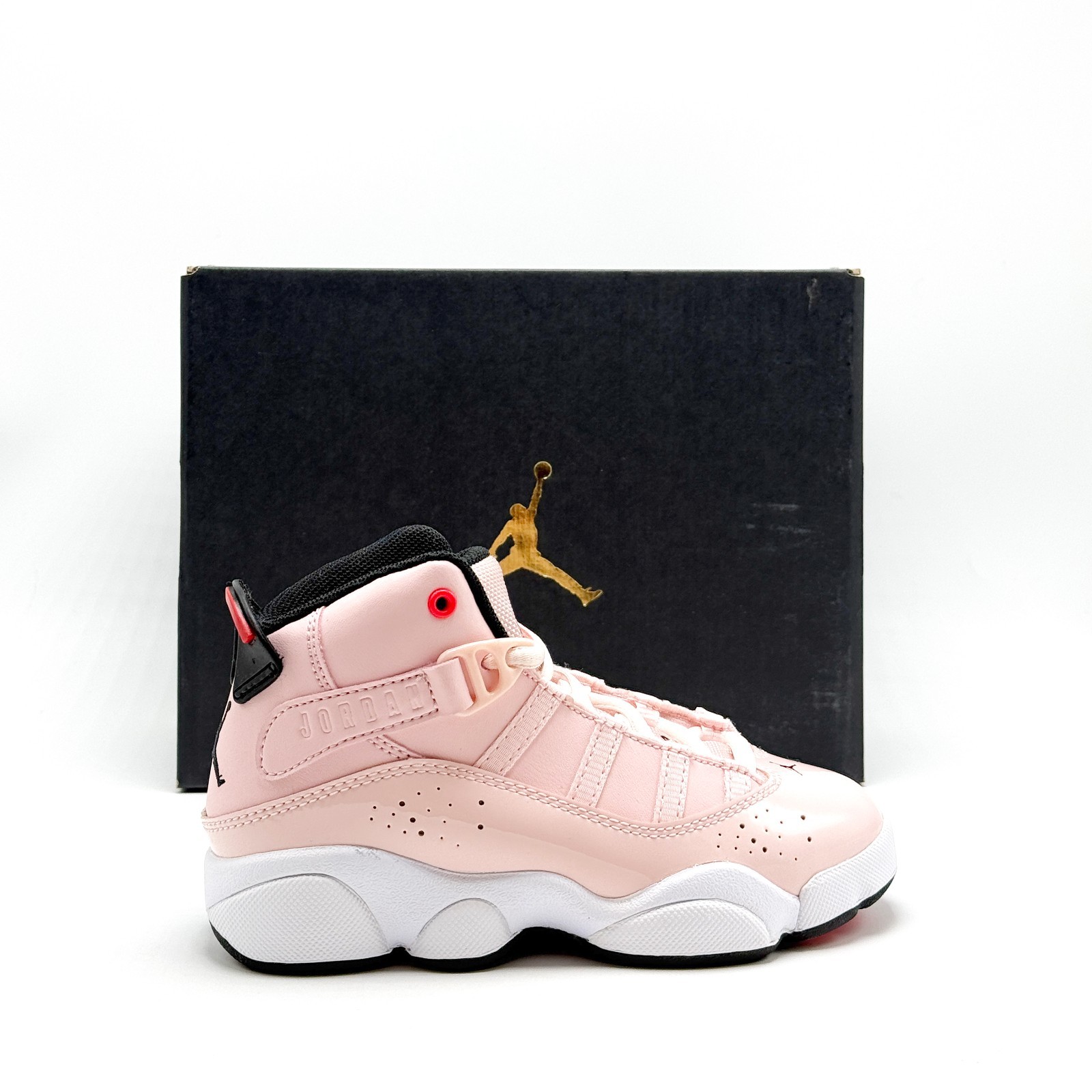 *NEW* Kids Pre-School NIKE AIR JORDAN 6 RINGS ATMOSPHERE PINK (323432-602) 👍