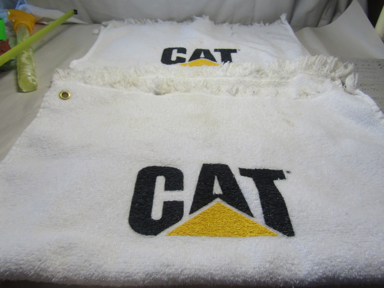 Caterpillar Cat Hand Towel Promo Item to Dealers Only Rare Fast Shipping