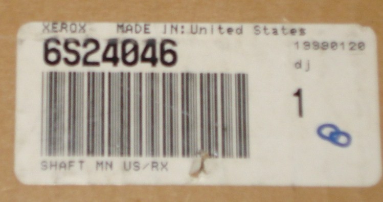 XEROX 006S24046 6S24046 Shaft MN US/RX Xerox 4890