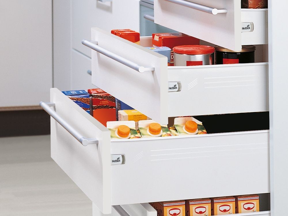 Hettich MultiTech Drawer Set with Front Connectors (White)