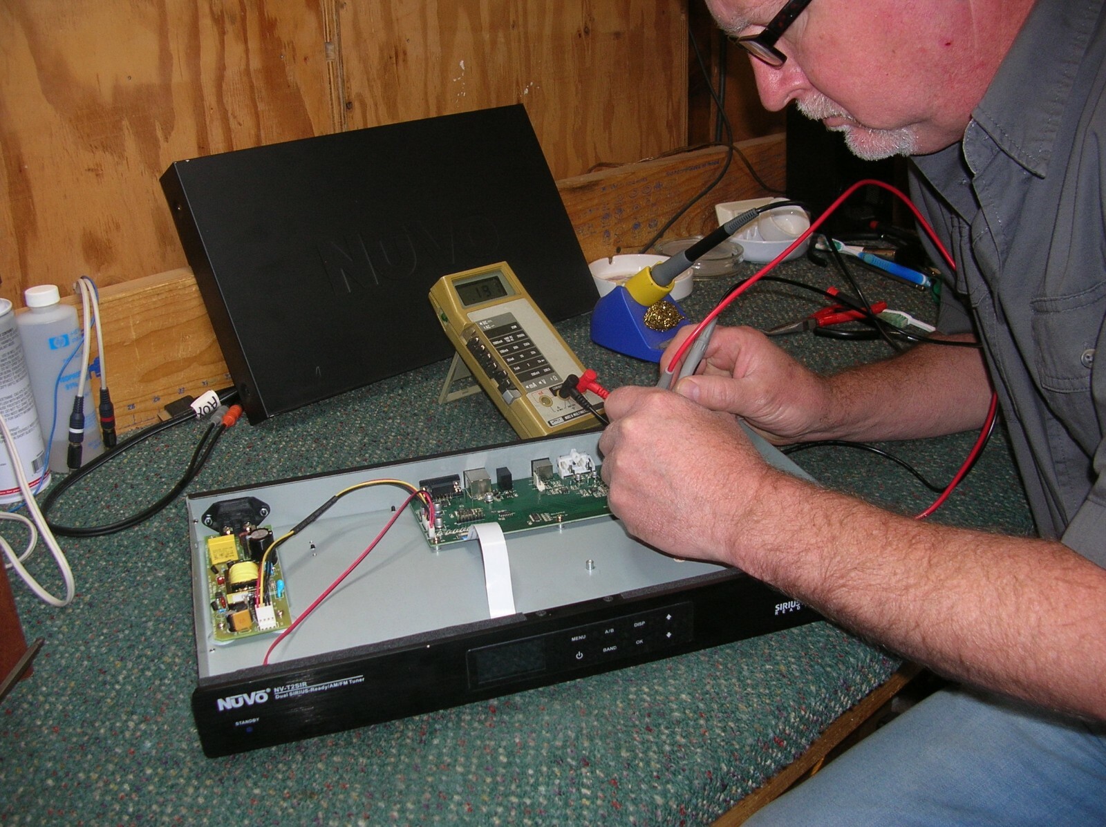 NuVo Model NV-T2SIR Repair Service "No Power" or "Flashing Display"