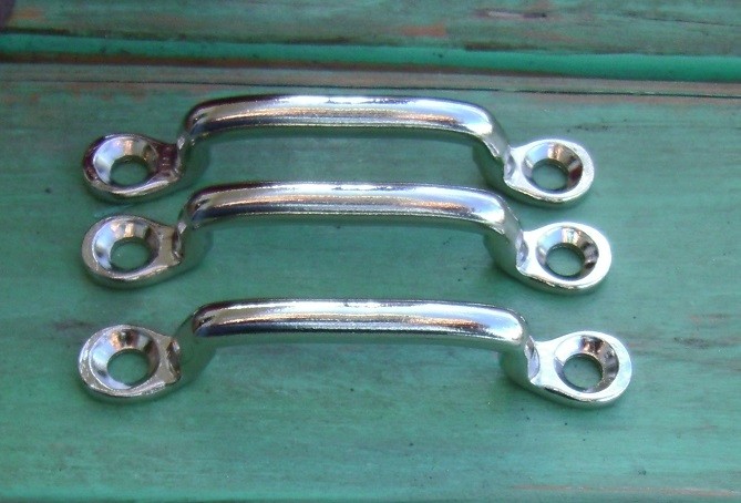 Lot of 3 Footman Loop 1 1/2" NIckel Saddles Horse Tack Harness Leather Craft