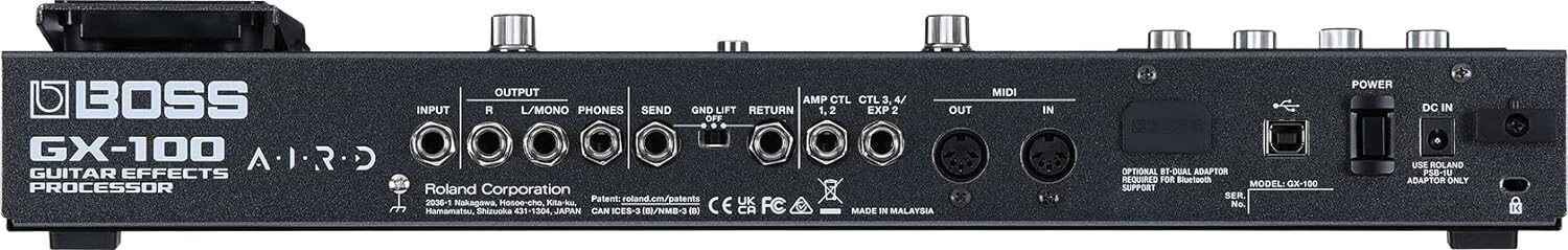 Boss GX-100 Guitar Effects Processor Black New