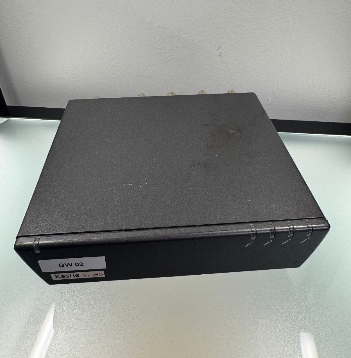 CheckVideo CV400 4 Channel DVR Security Camera Recorder w/ Power Adapter Tested