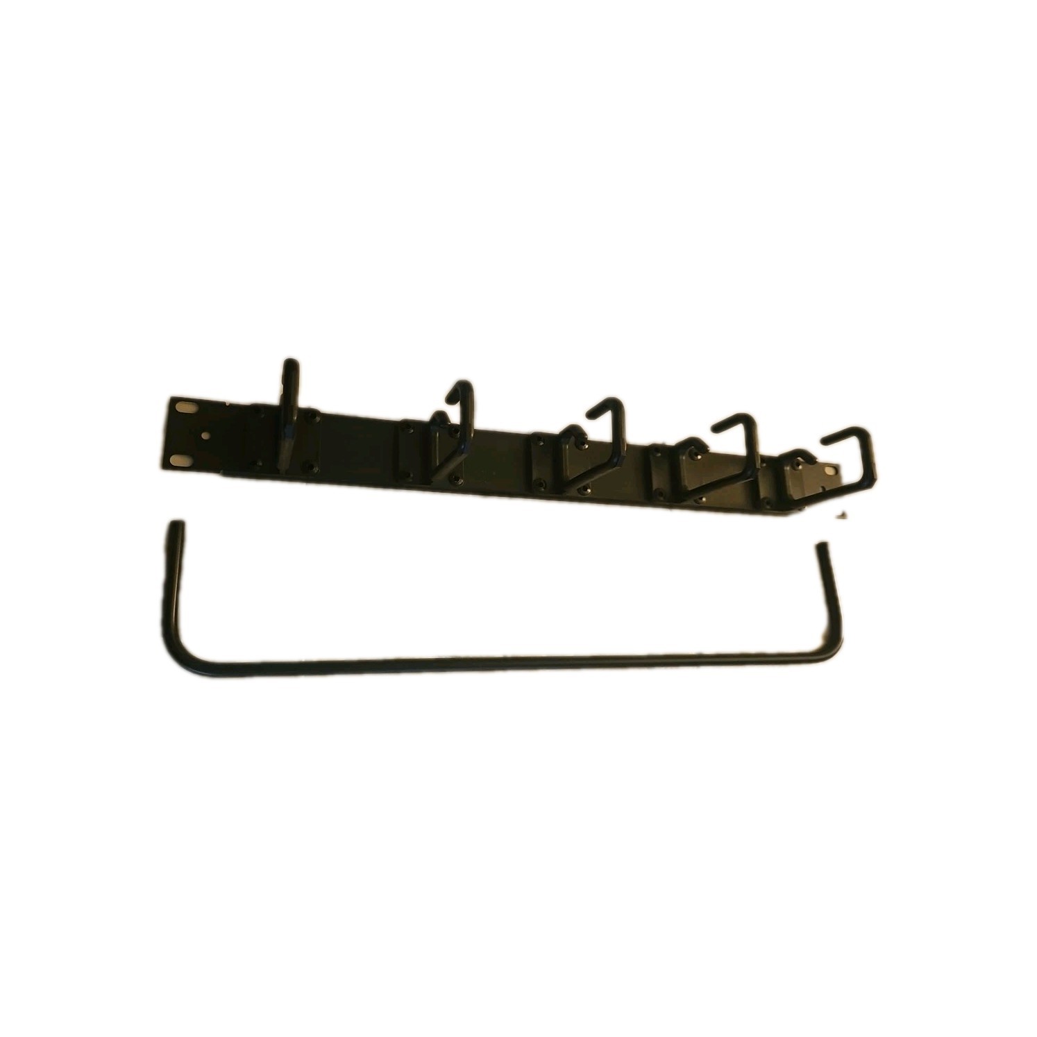 Rack Mount Cable Management Panel with 5 Rings 19"