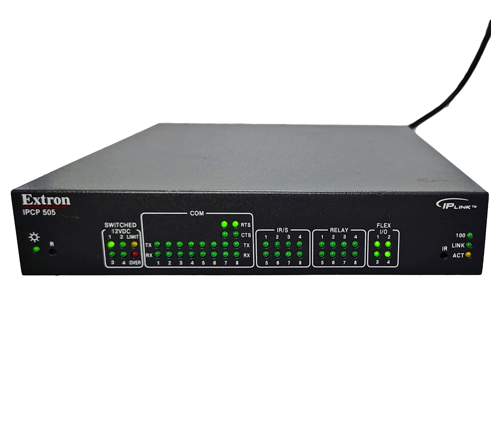 Extron IPCP 505 IP Link Control Processor Unit AC Power Cord Phoenix Connectors