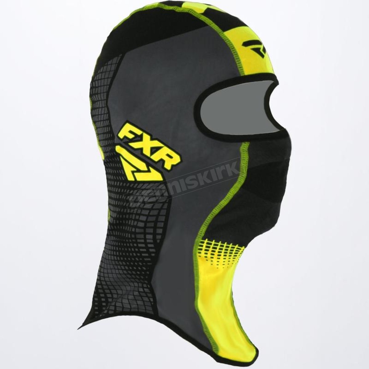 FXR Black/Hi-Vis Shredder Thermal Balaclava (Adult L) 221663-1065-13