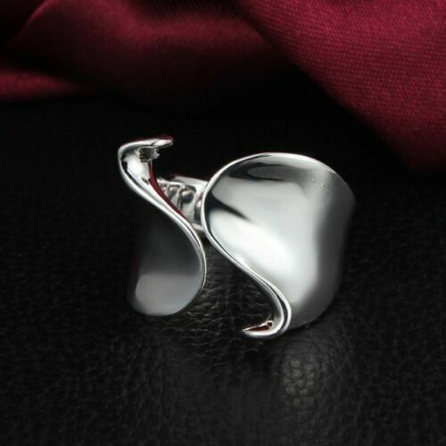 Silver Plated Fashion Cute women Rings Jewelry noble Pretty lab-created