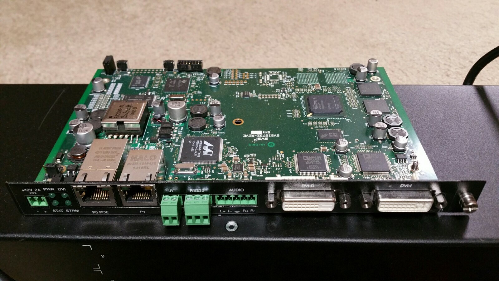 SVSI N2121 Decoder card Networked AV rs232 dvi-d POE usa jpeg2000 video over ip