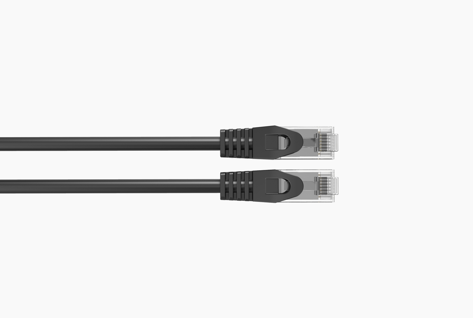 CAT6 Slim Ethernet Patch Cable Black 28AWG 3FT 25 PACK