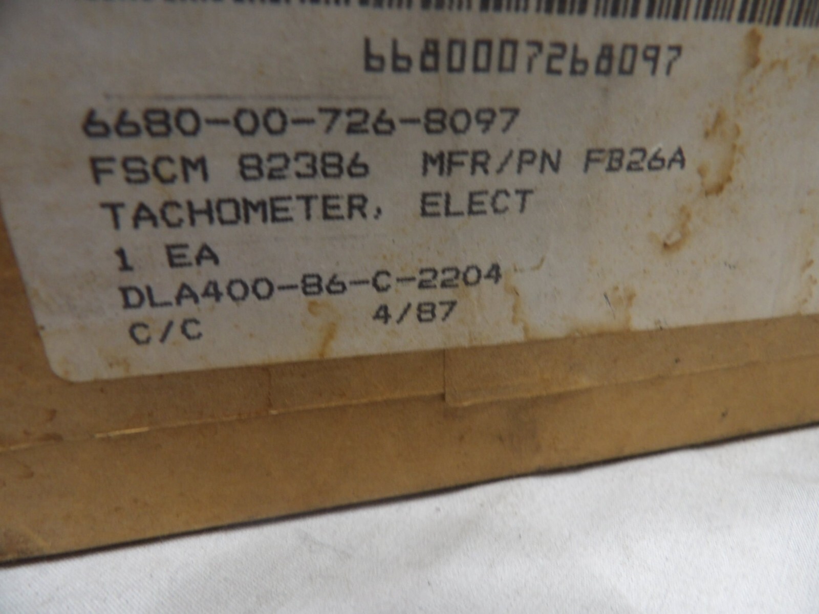 Sun Tachometer FB26A