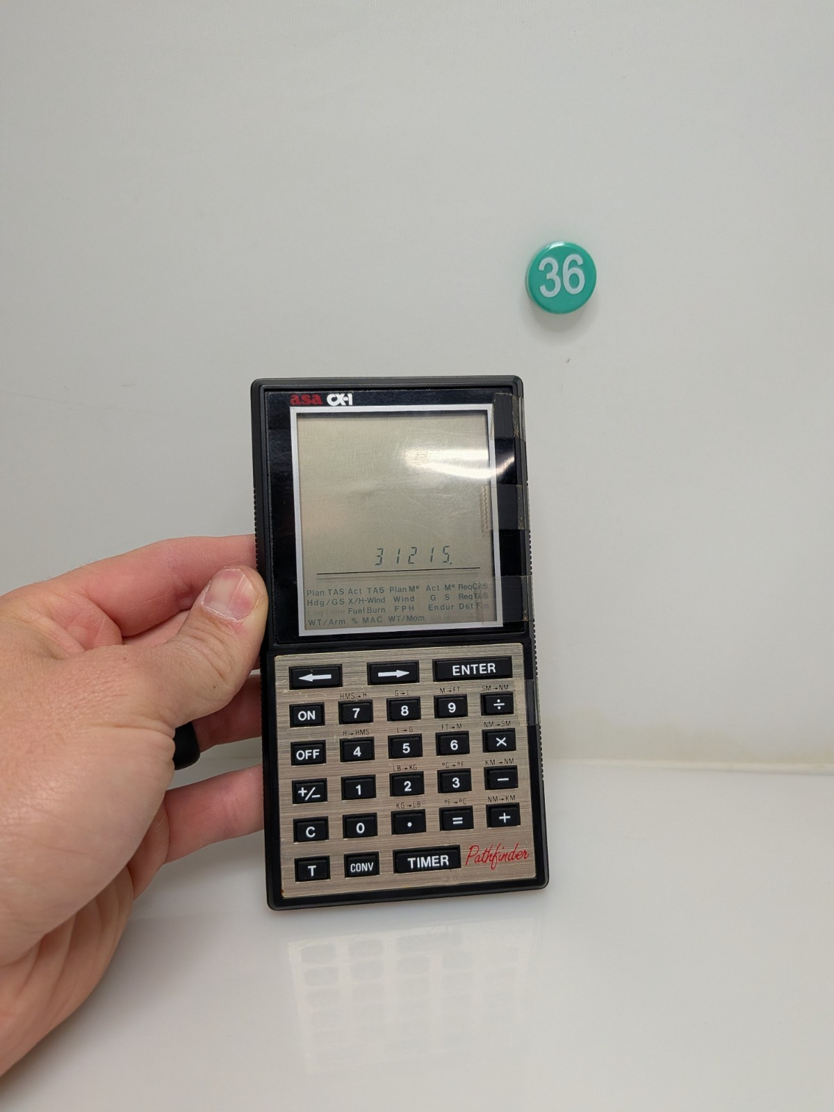Vintage ASA Air CX-1 Pathfinder Flight Computer Calculator - Works (Video) VGC!