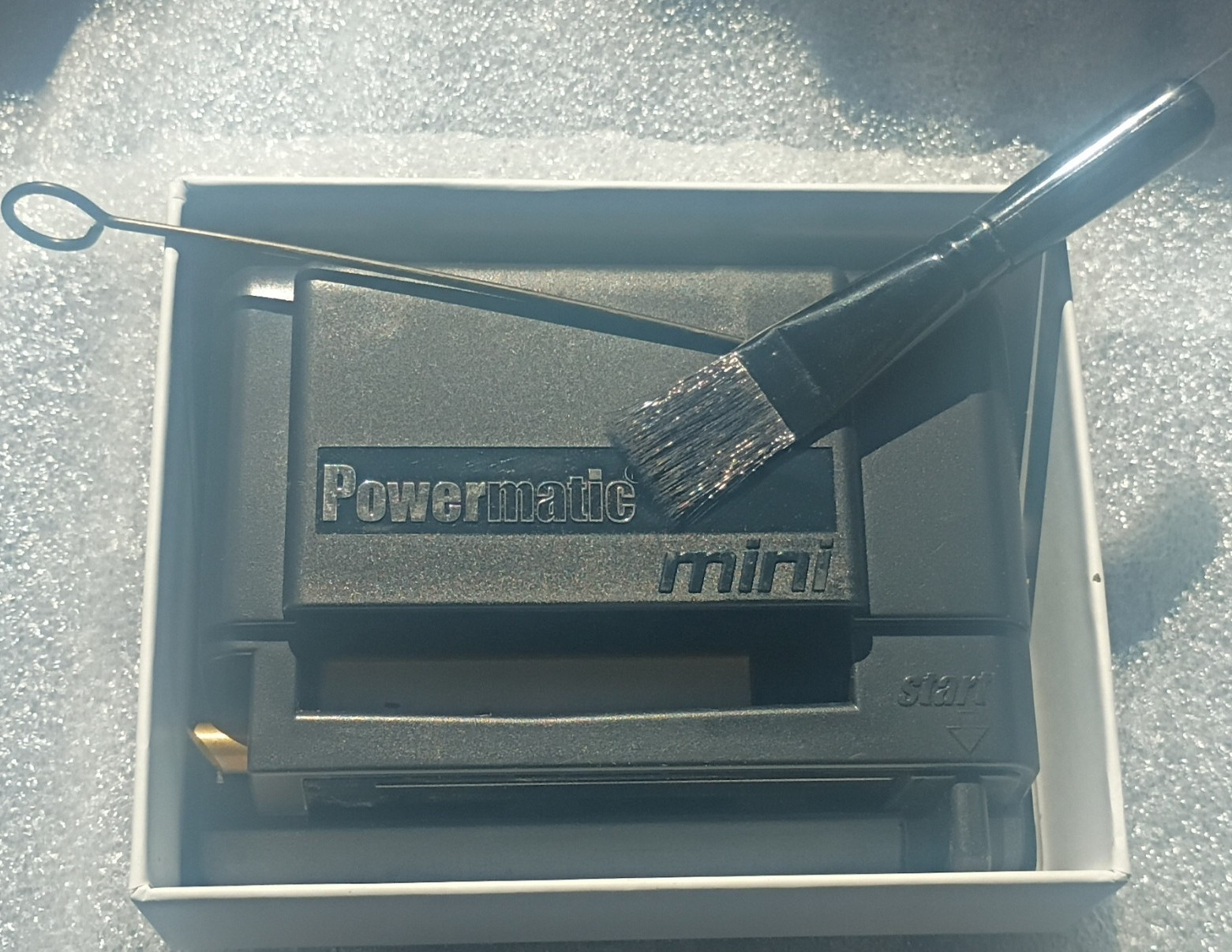 Powermatic Mini Cigarette Rolling Machine with Brush, Tool, PAT 9061877