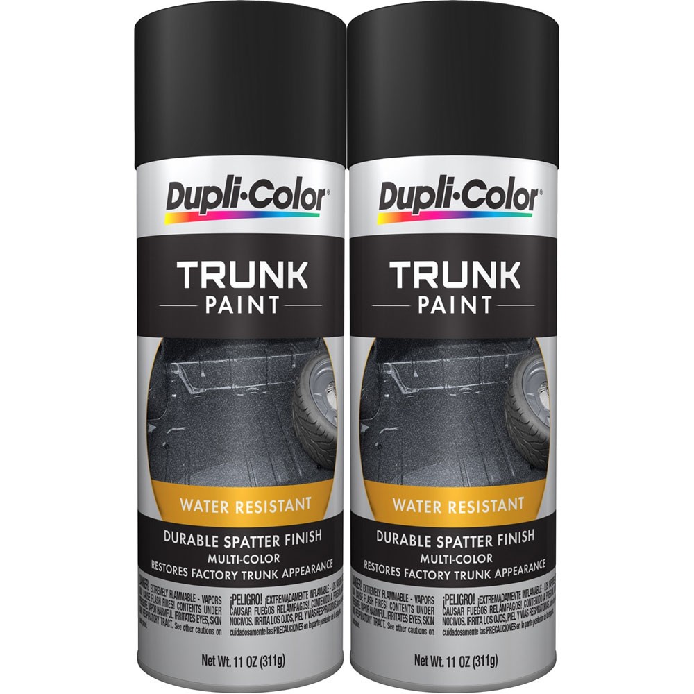 Duplicolor TSP101 (2-Pack), Trunk Paint, Black & Gray, 11 oz Aerosol