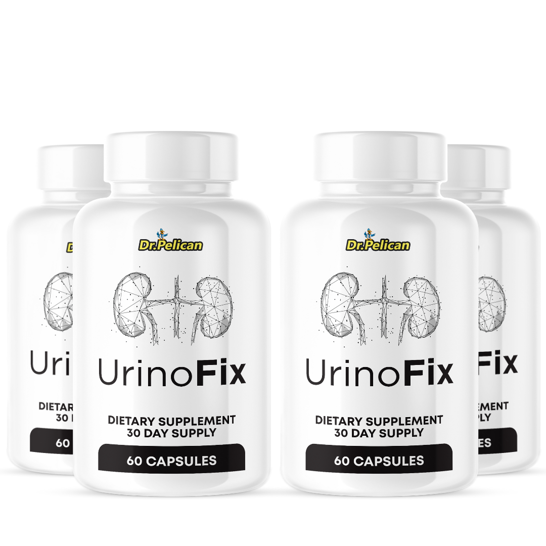 UrinoFix- Prostate Support- 4 Bottles- 240 Capsules